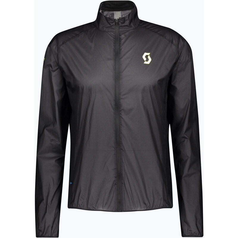 Pánská běžecká bunda SCOTT RC Run WB black/yellow