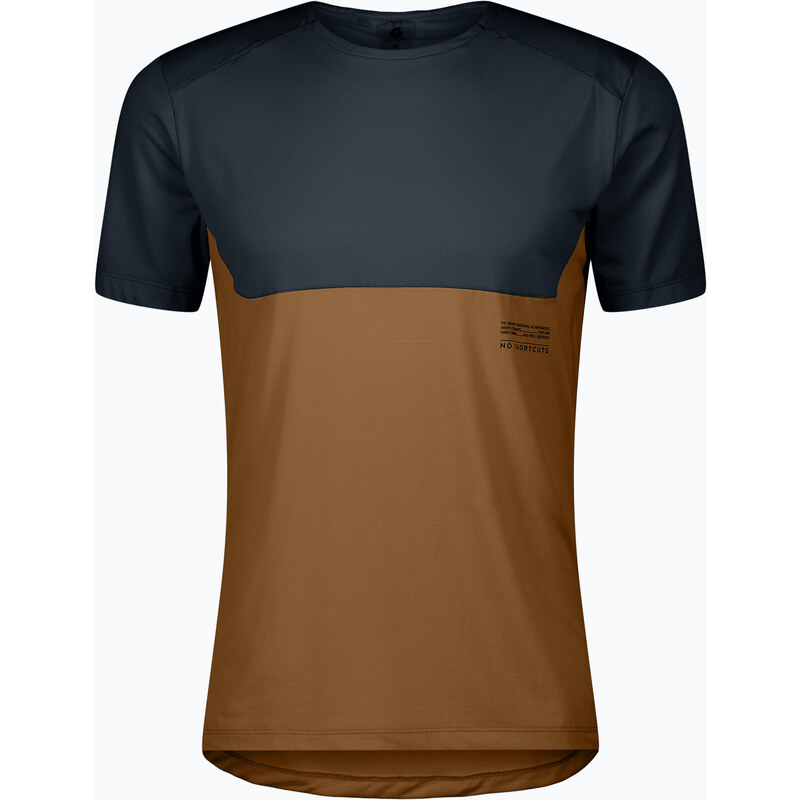 Pánská běžecká tričko SCOTT Endurance Tech dark blue/bread brown