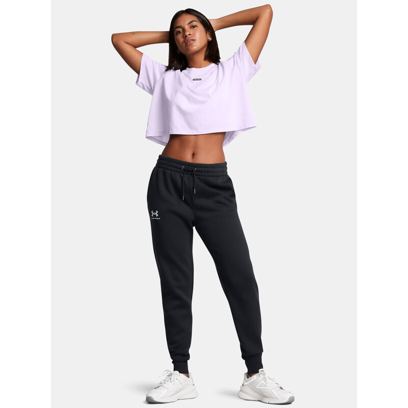 Dámské tepláky Under Armour UA Icon Fleece Jogger-BLK - Dámské