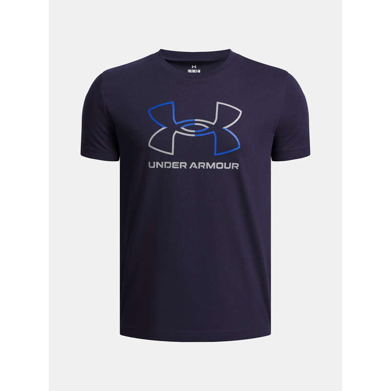 Chlapecké tričko Under Armour UA GL FOUNDATION SS-BLU - Kluci