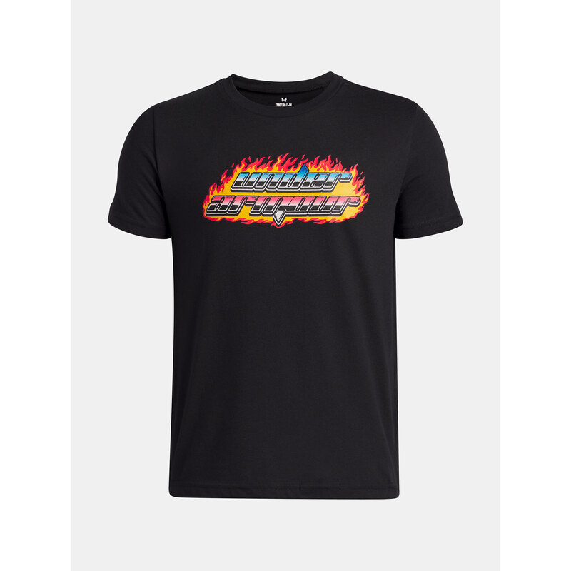 Chlapecké tričko Under Armour UA Flame WM SS-BLK - Kluci