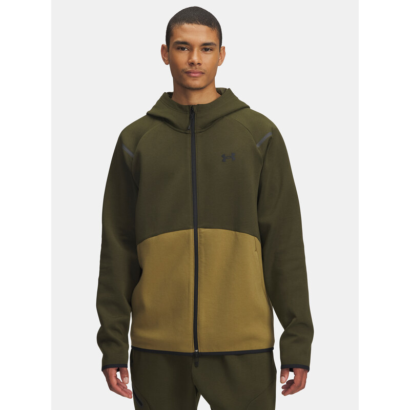 Pánská mMikina Under Armour UA Unstoppable Flc FZ HD EU-GRN -