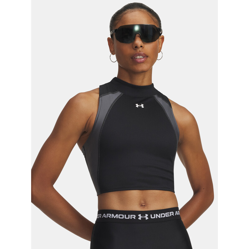 Dámské tílko Under Armour UA HG Rib Tank-BLK - Dámské