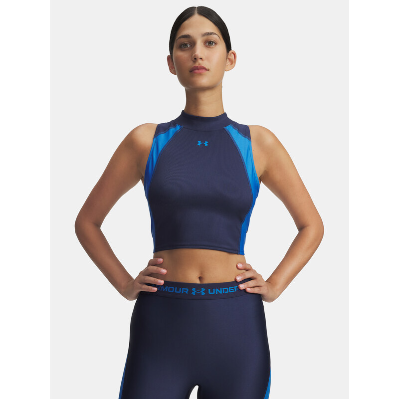 Dámské tílko Under Armour UA HG Rib Tank-BLU - Dámské 108182680