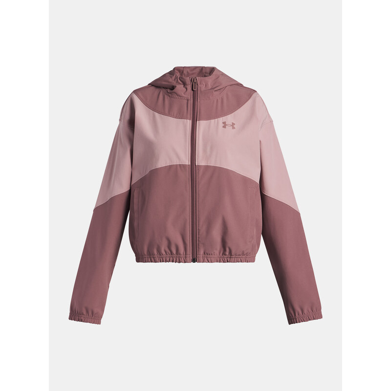 Dívčí bunda Under Armour UA Rival Woven HD Jacket-BRN - Holky