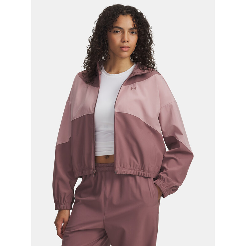 Dámská bunda Under Armour UA Rival Woven Jkt HD-BRN - Dámské
