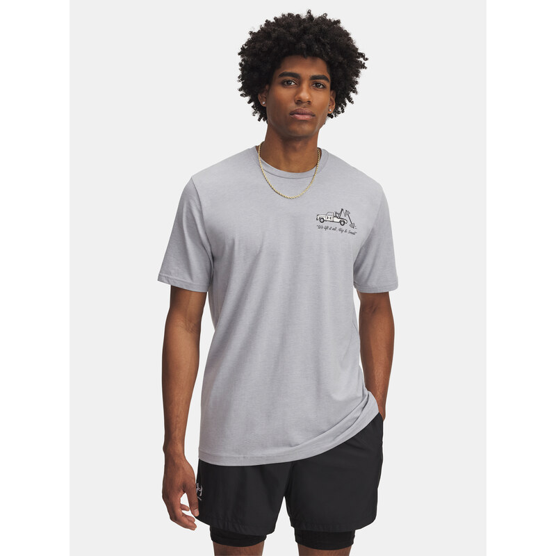 Pánské tričko Under Armour UA 60/40S BODY SHOP SS-GRY - Pánské