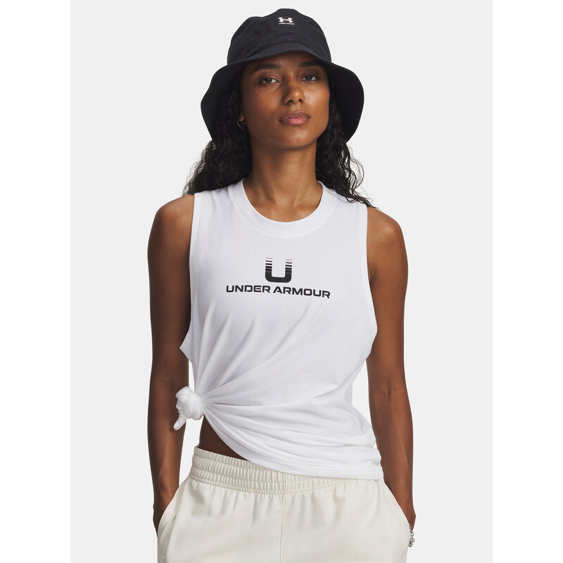 Dámské tílko Under Armour UA Varsity U Tank-WHT - Dámské 108182737