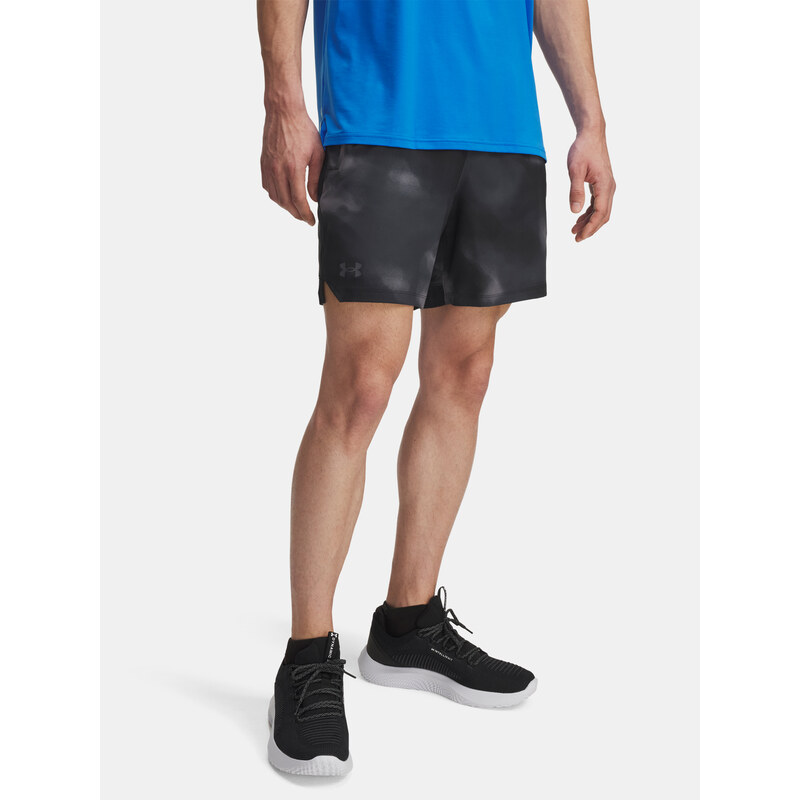 Pánské kraťasy Under Armour UA Vanish Woven 6in Prnt Sts-BLK -