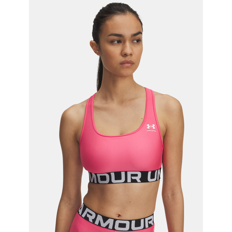 Dámská podprsenka Under Armour UA HG Mid Branded-PNK - Dámské