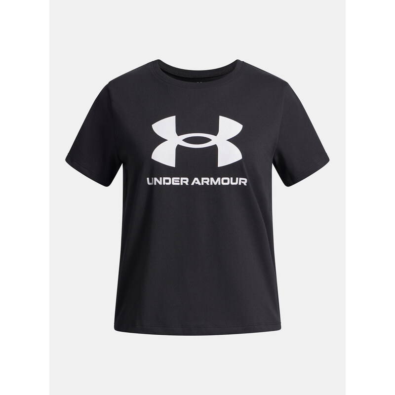 Dívčí tričko Under Armour UA BIG LOGO SS-BLK - Holky