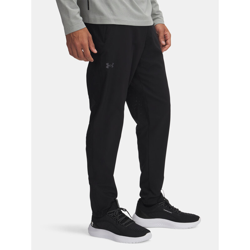 Pánské sportovní kalhoty Under Armour Vanish Woven Tapered Pants-BLK - Pánské