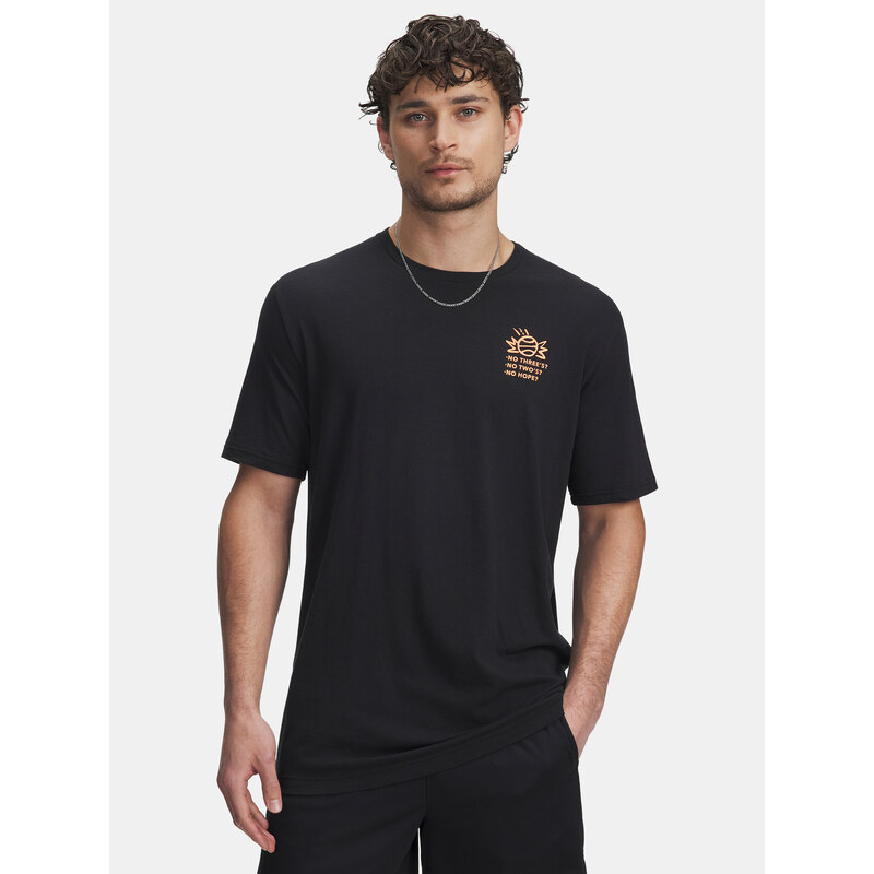 Pánské tričko Under Armour UA M 60/40S Cant Hoop SS-BLK - Pánské