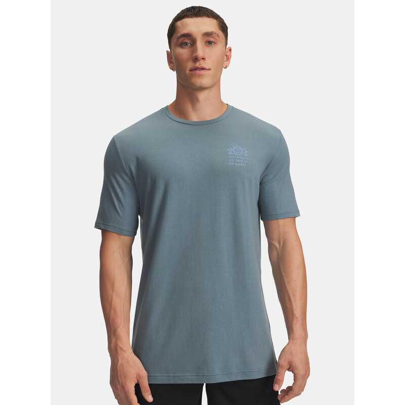 Pánské tričko Under Armour UA M 60/40S Cant Hoop SS-BLU - Pánské