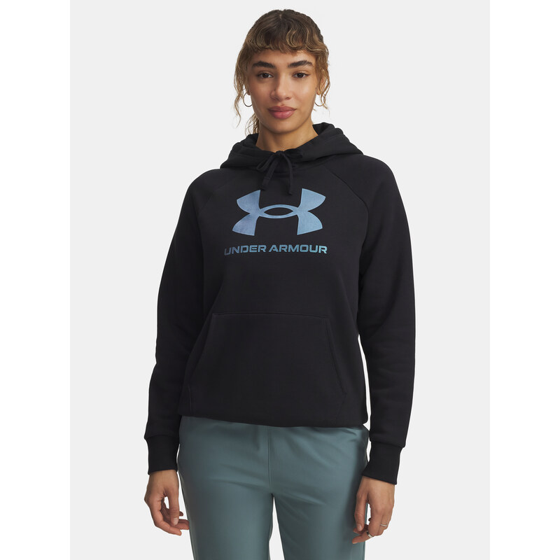 Dámská mMikina Under Armour UA Rival Flc Shimmer Hdy-BLK -