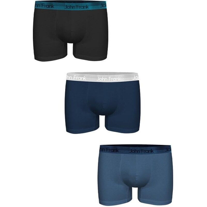 Pánské boxerky John Frank JF3BPB01 3PACK