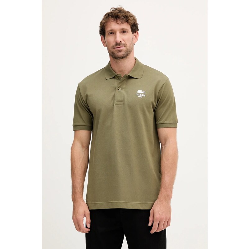 Bavlněné polo tričko Lacoste 107953458