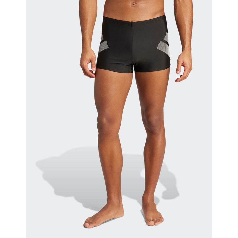 adidas performance Big bars swim boxers in black