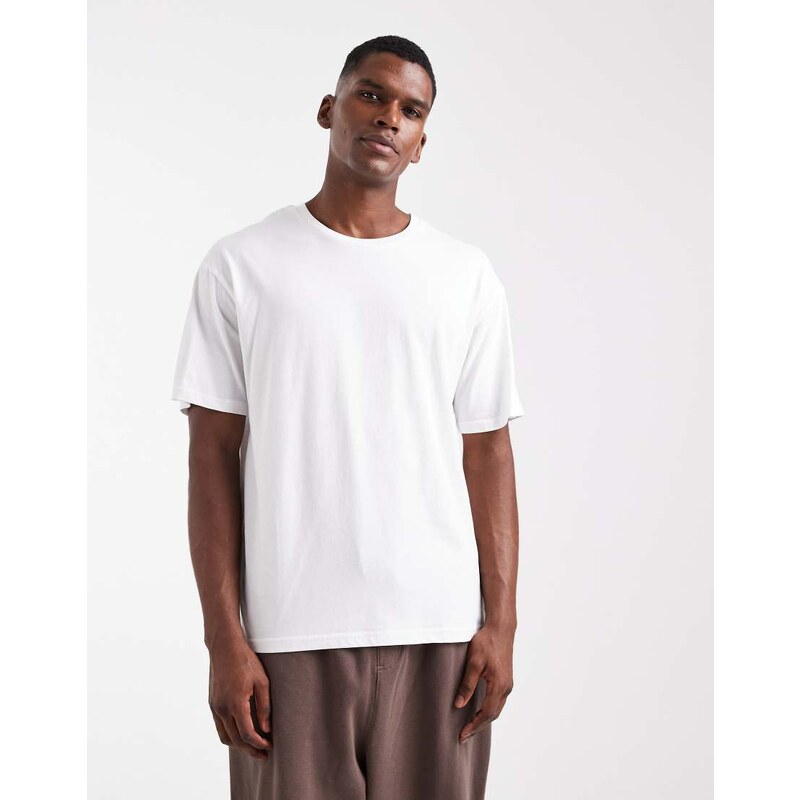 JJ Rebel oversized t-shirt in white