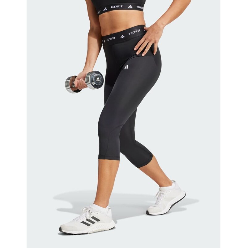 adidas performance Techfit capri leggings in black