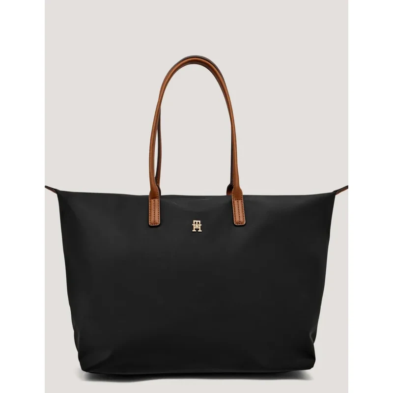 Tommy Hilfiger Kabelka shopper s přídavkem kůže