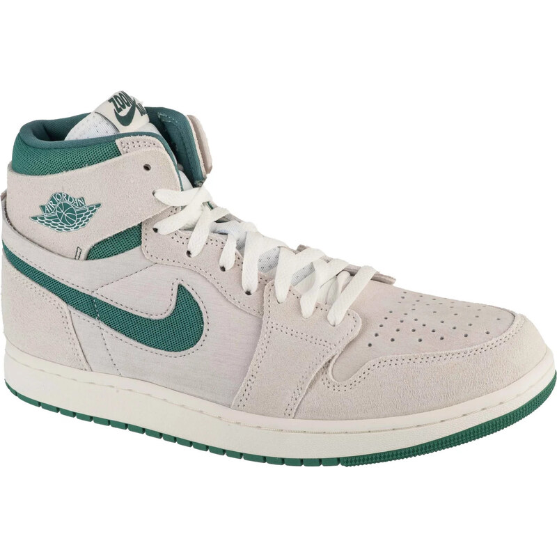 Šedé pánské semišové tenisky Air Jordan 1 Zoom CMF 2 Šedá