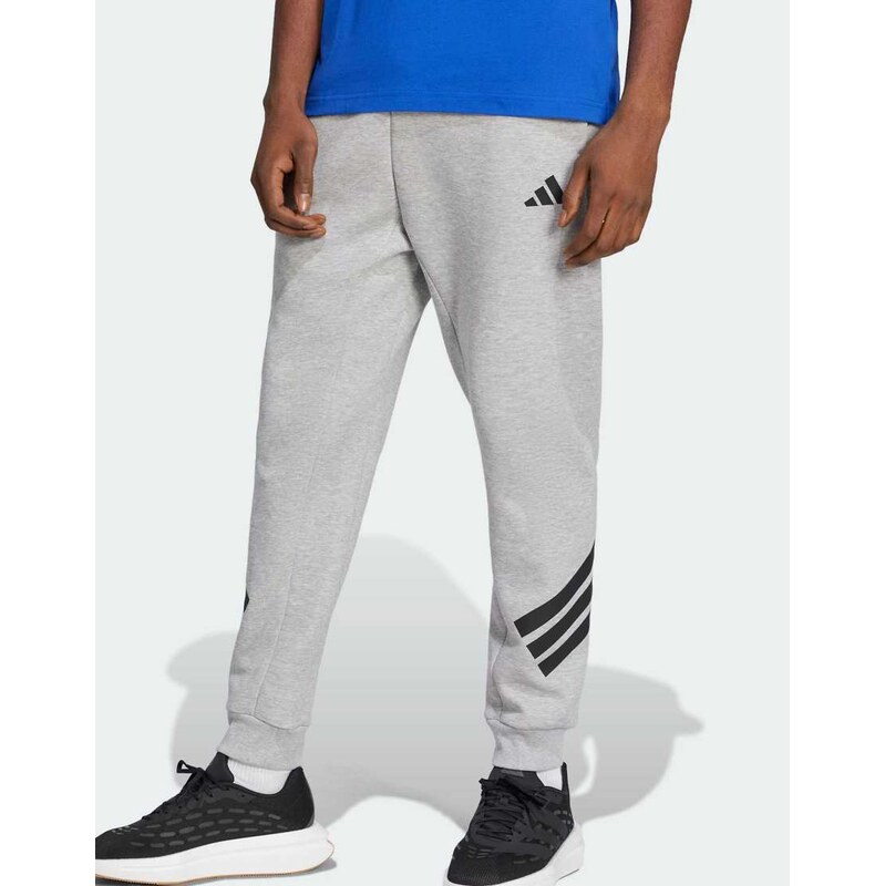 adidas performance Future icons 3-stripes pants in medium grey