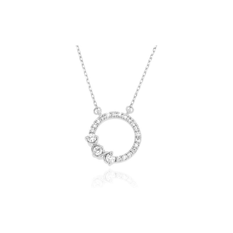 Zlatnictví U Kostela Náhrdelník s diamanty 0573b 107956376