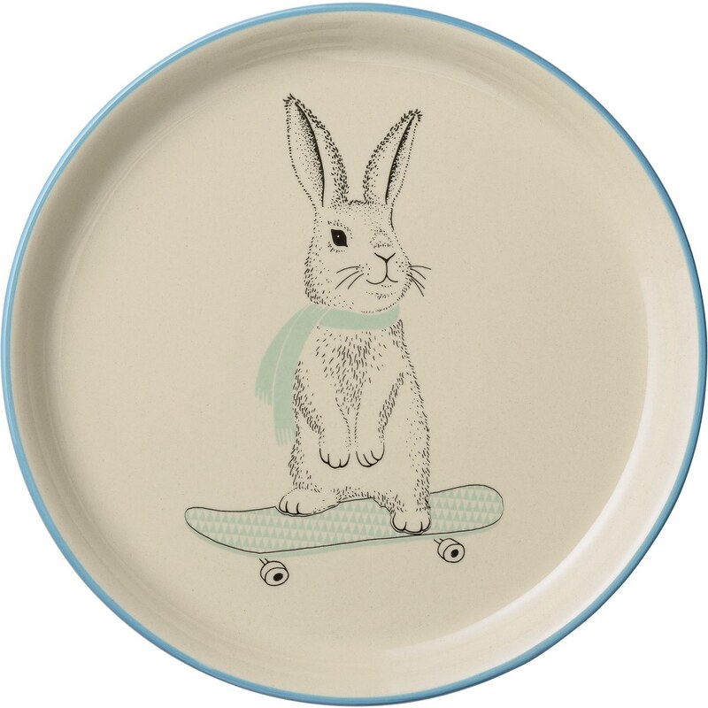 Bloomingville Keramický talíř Marius Rabbit