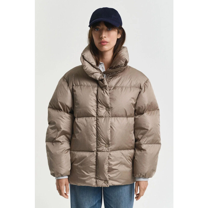 BUNDA GANT RELAXED DOWN JACKET TAUPE BEIGE 108826080