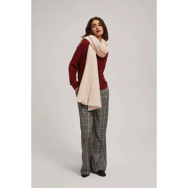 Marisse Smooth Powder Pink Scarf
