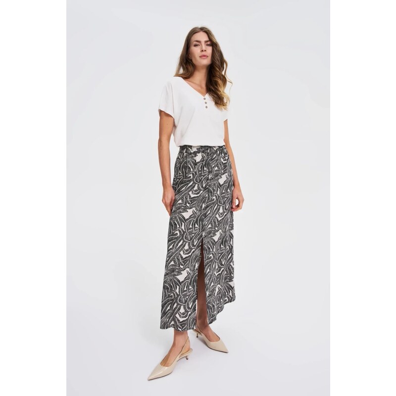Marisse White Cotton Blouse