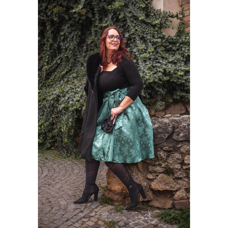ZeTerra Sukně Sophia - Smaragdově zelená