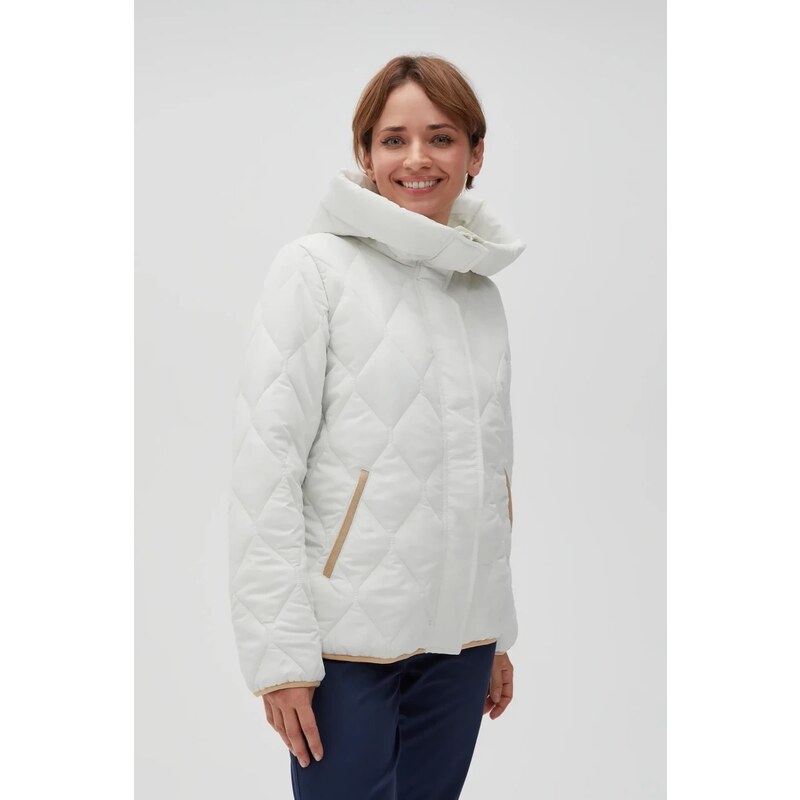 Marisse Womens Jacket L-Ku-4608 Off White