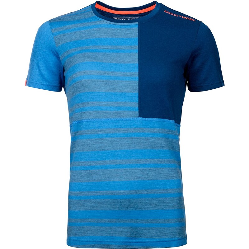 Dámské Merino triko 185 RocknWool Short Sleeve Ortovox Sky Blue 107971963