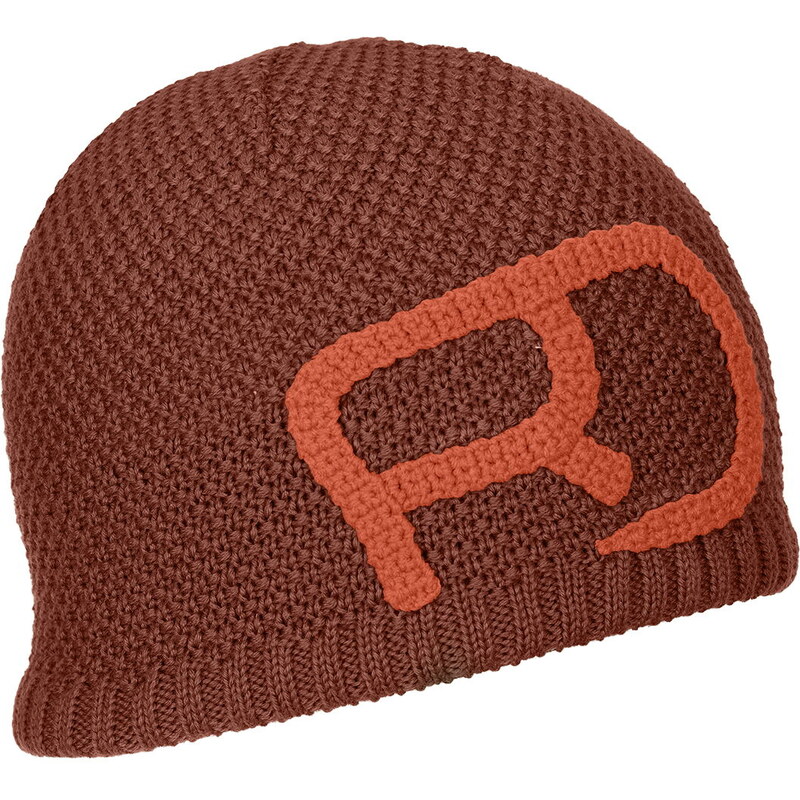 Čepice Ortovox RocknWool Beanie Clay Orange 107971973