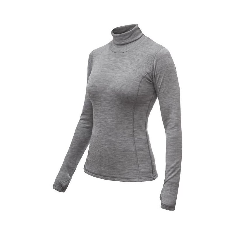 Dámské funkční triko Sensor Merino Bold roll neck cool gray 107971991