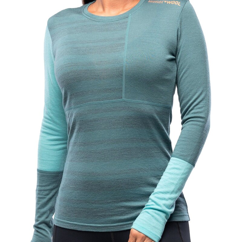Dámské Merino triko 185 RocknWool Long Sleeve Ortovox arctic grey 107972038