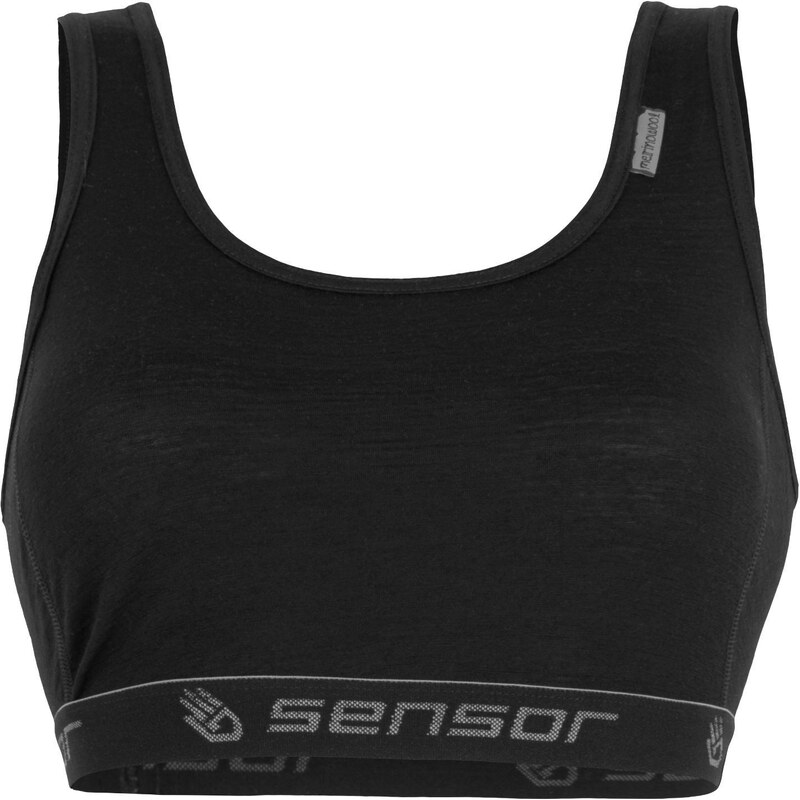 Dámská funkční podprsenka Sensor Merino Active černá 107972059