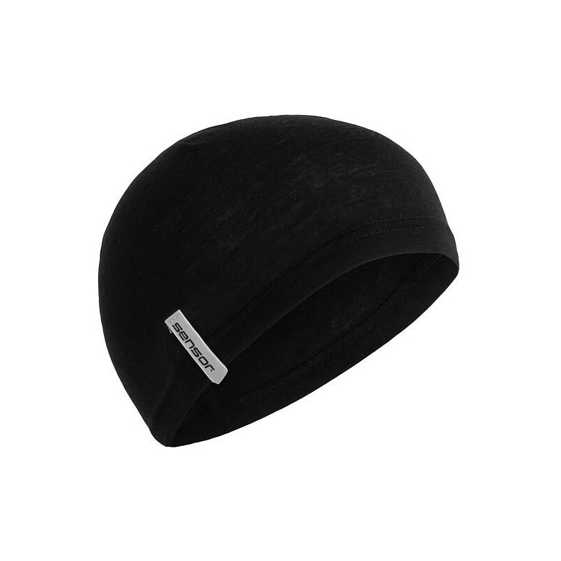 Vlněná čepice Sensor Merino Active Under černá 107972057
