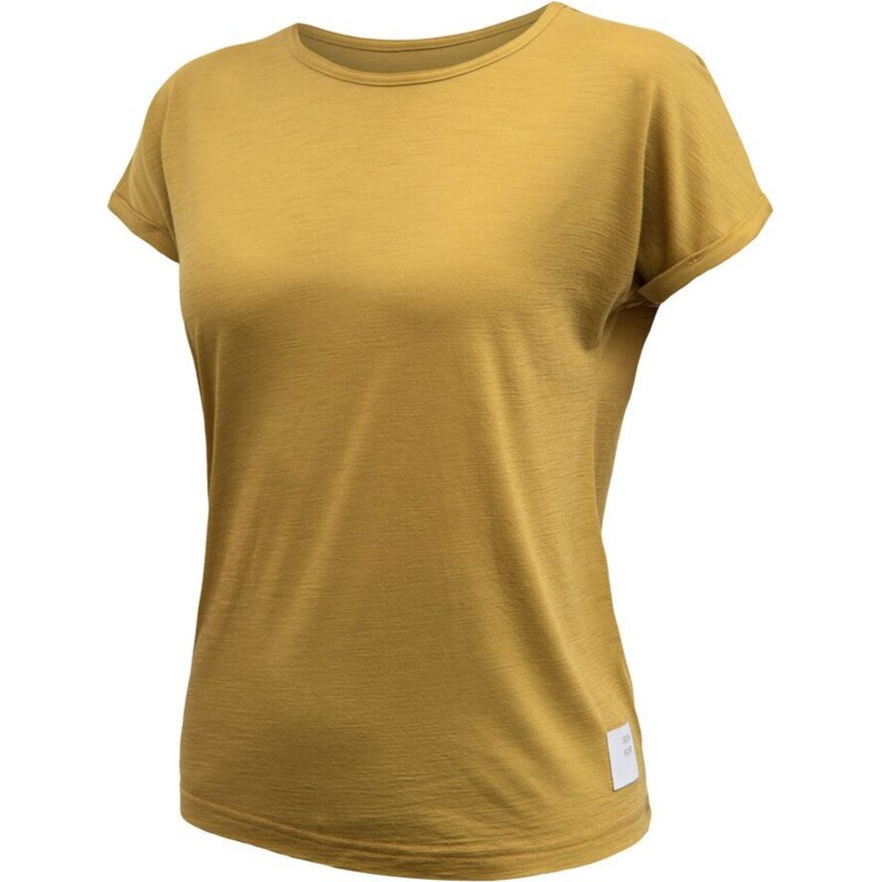 Dámské triko Sensor Merino Air Traveller mustard 107972119