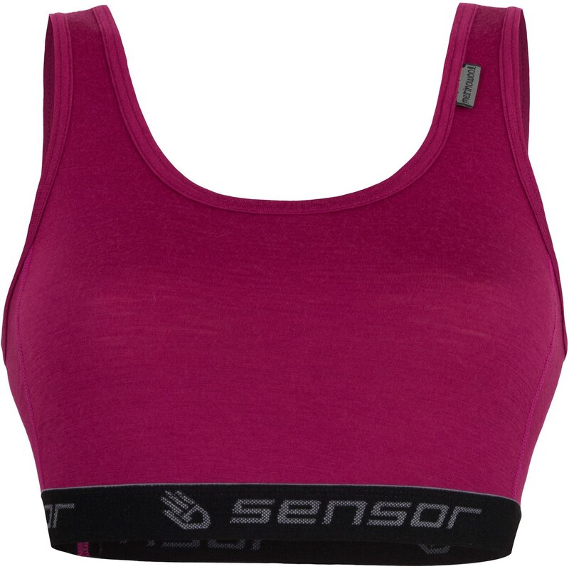 Dámská funkční podprsenka Sensor Merino Active růžová 107972176