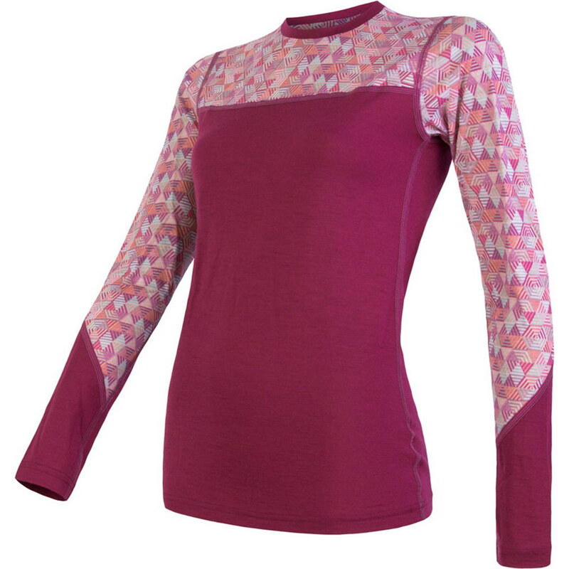 Dámské funkční triko Sensor Merino Impress růžová 107972203