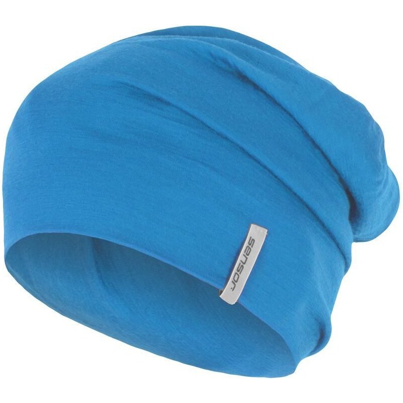 Vlněná čepice Sensor Merino Active modrá 107972210