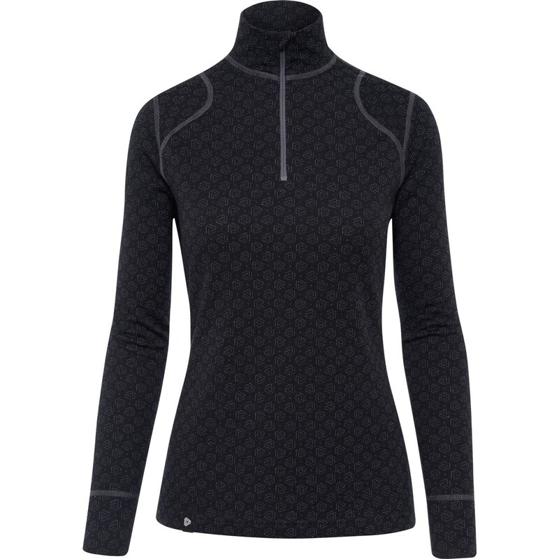 Dámské funkční triko zip merino XTREME Thermowave černá 107972256