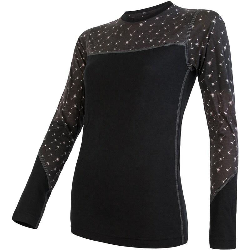 Dámské funkční triko Sensor Merino Impress černá 107972528