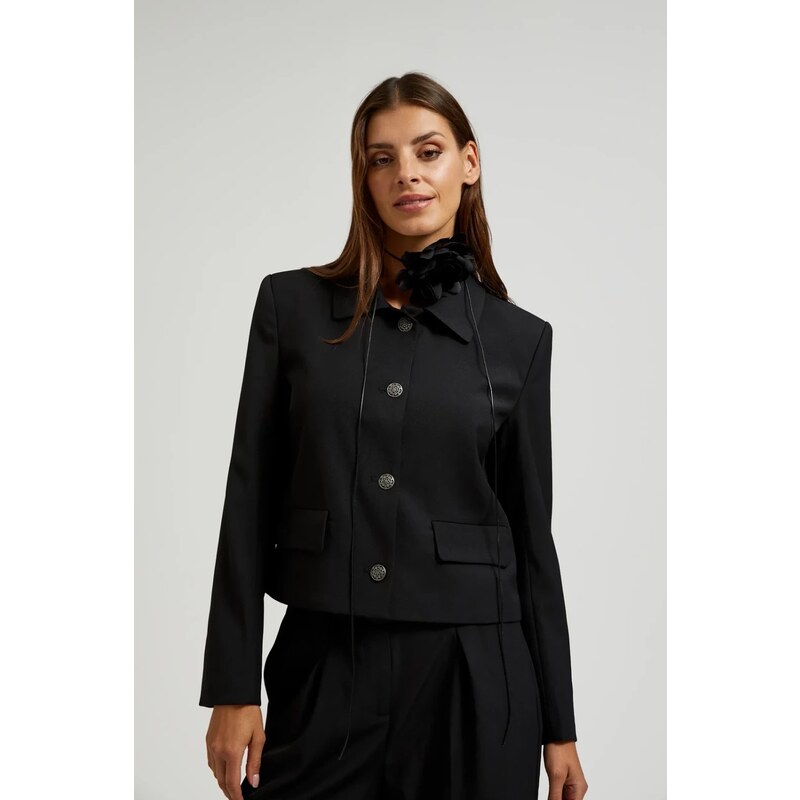 Marisse Womens Jacket L-Mr-4600 Black