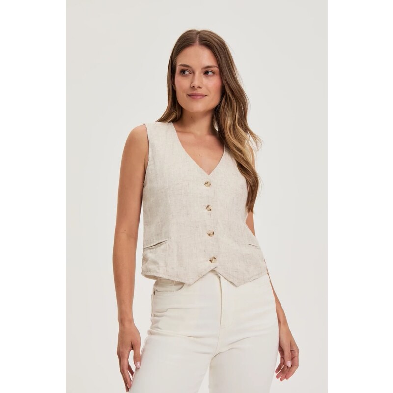 Marisse Beige Vest