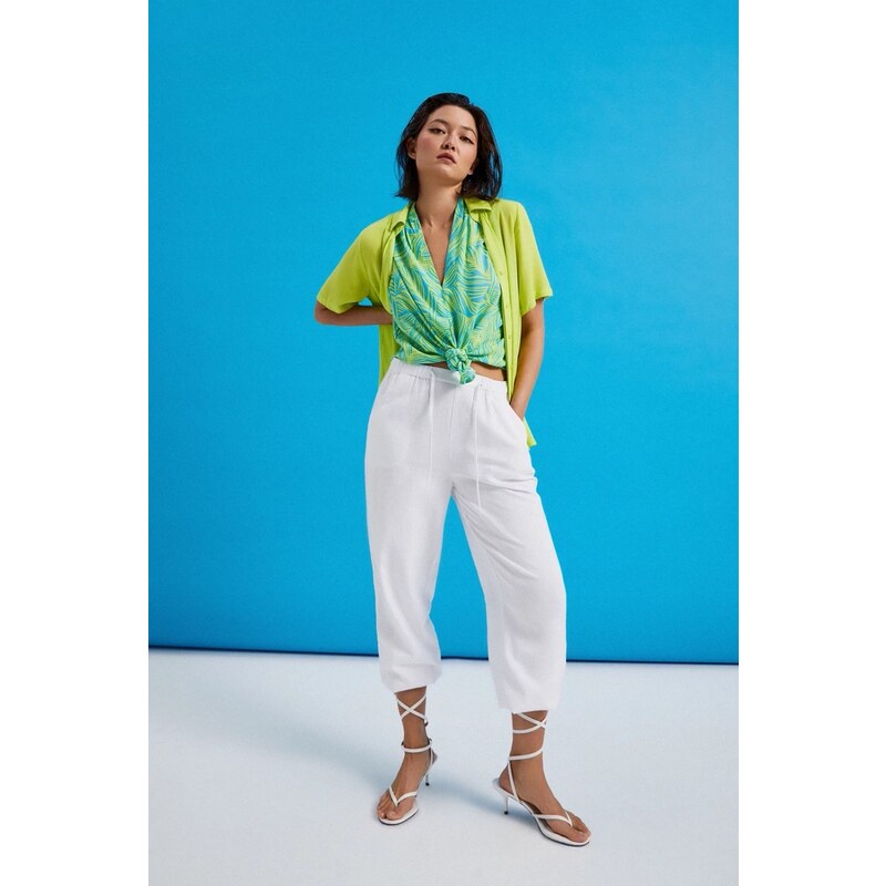 Marisse Womens Trousers L-Sp-4323 White 107976741