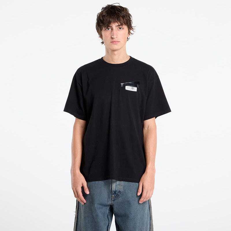 Tričko MM6 Maison Margiela Trompe loeil T-Shirt Black XS